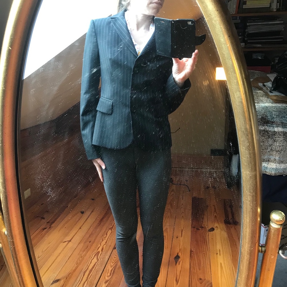 United Colors of Benetton Pinstripe Blazer, EUC S - Picture 13 of 15